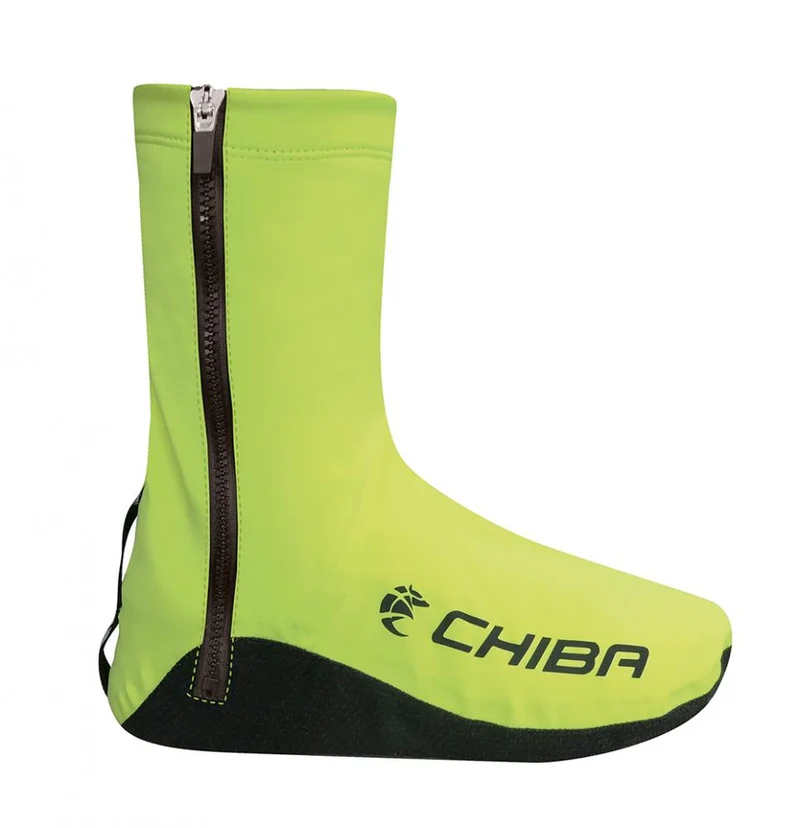 CHIBA Softshell Überschuh - XL neongelb, wasserdicht, winddicht, reflektierend