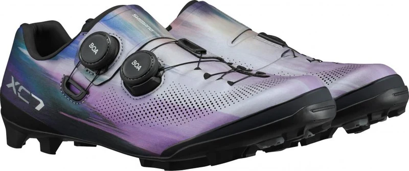 SHIMANO Fahrradschuhe XC703 Herren/Damen MTB SPD Größe 38 Lila Fahrradschuhe