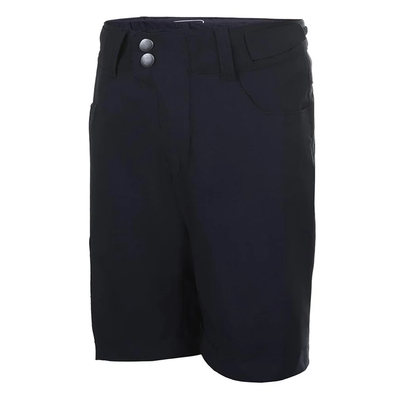 CHIBA Baggy Pants Kids - Radhose mit Innenhose, schwarz, S