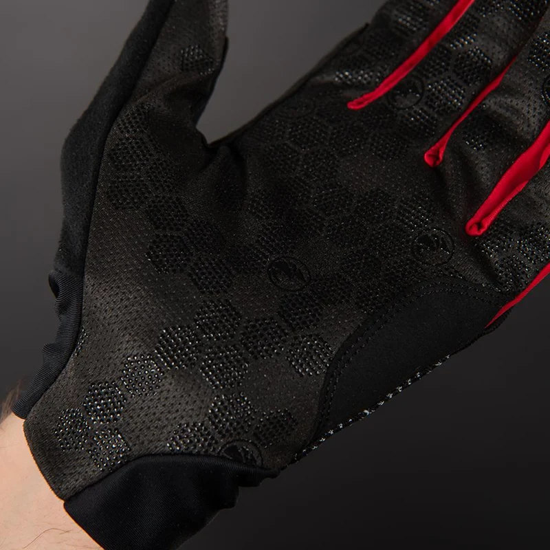 CHIBA Superlight - Radhandschuhe schwarz/rot, leicht & atmungsaktiv, Größe L
