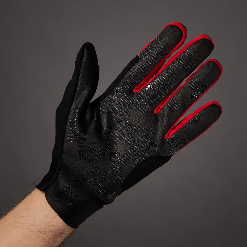 CHIBA Superlight - Radhandschuhe schwarz/rot, leicht & atmungsaktiv, Größe L