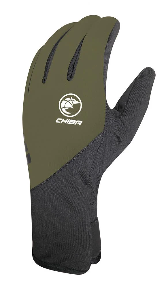 CHIBA Softshell Light - Radhandschuhe XXL olive, winddicht & atmungsaktiv