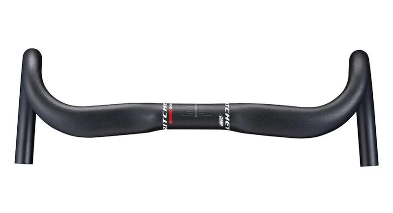 Ritchey Comp ErgoMax Drop-Lenker 31,8mm 44cm, 128mm Drop, 73mm Reach, 10mm Rise, 4° Backsweep, 12° Flare, ergonomisch, schwarz