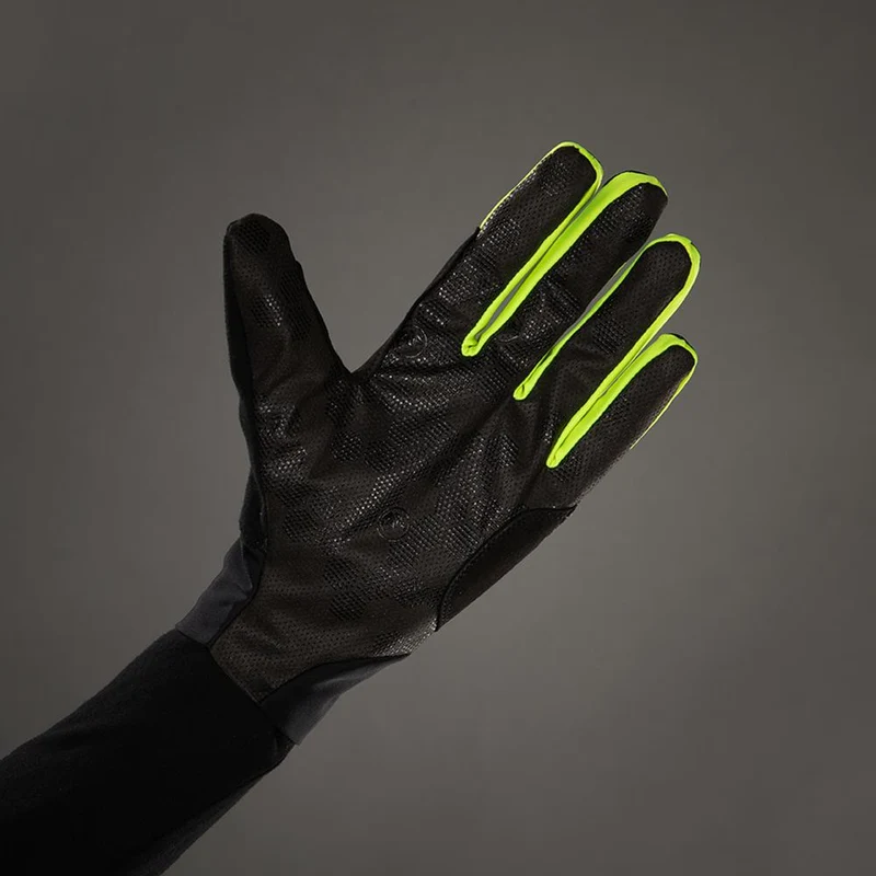 CHIBA Superlight - Radhandschuhe schwarz/neongelb, atmungsaktiv, leicht, Größe M