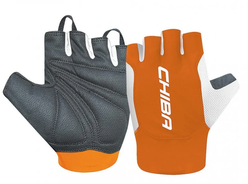 Chiba Handschuhe Mistral kurz Gr. XL / 10, schwarz/orange