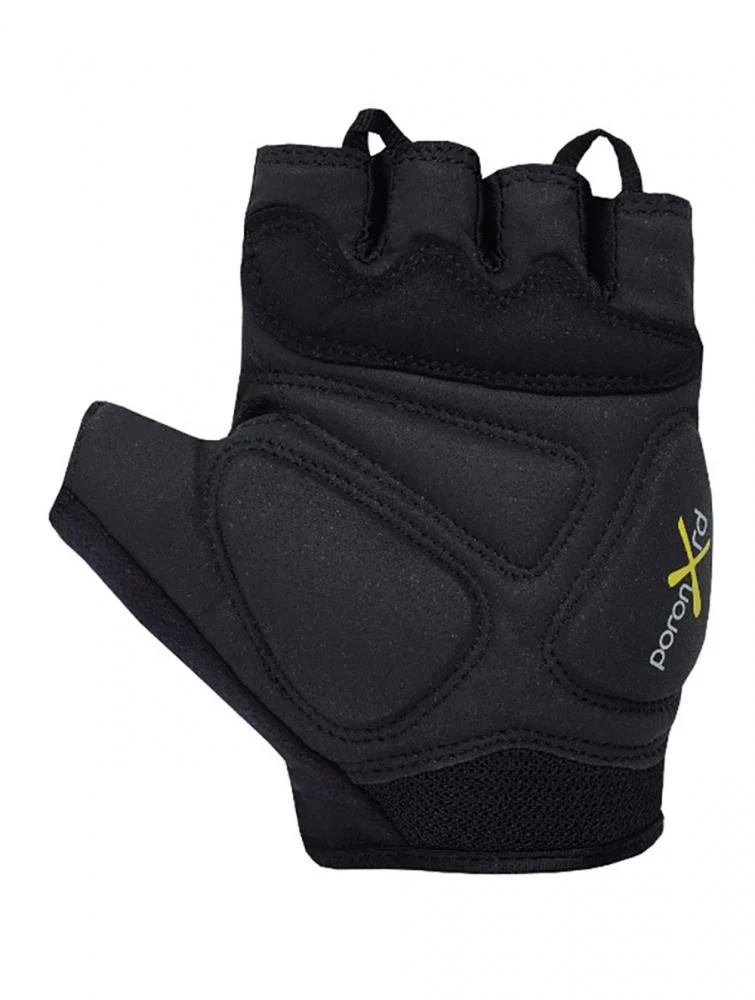 CHIBA Gel Comfort - Fahrradhandschuhe L schwarz/orange, atmungsaktiv mit Gelpolsterung