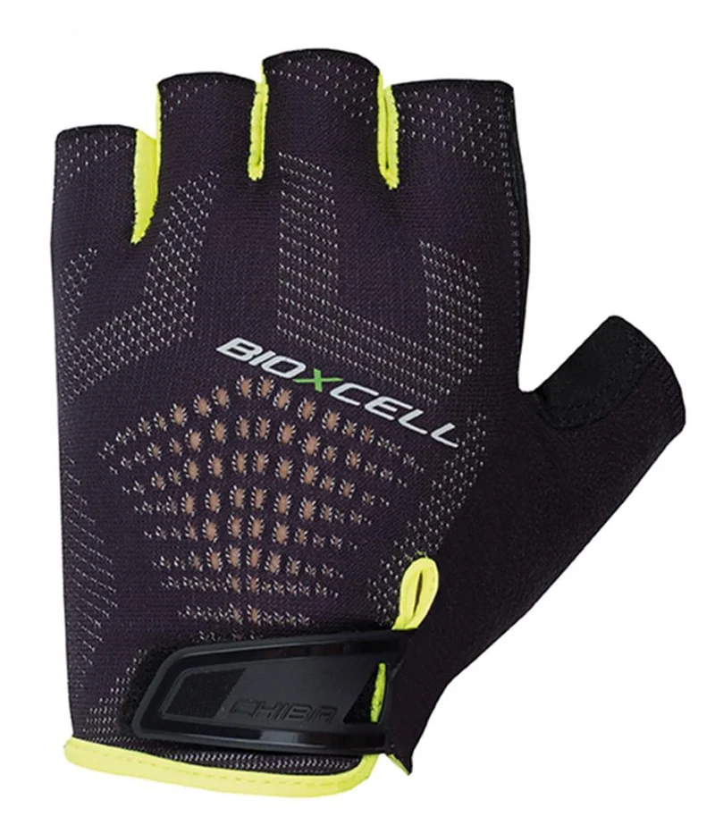 CHIBA BioXCell Super Fly - Radhandschuhe schwarz/neongelb, XL, 70 g