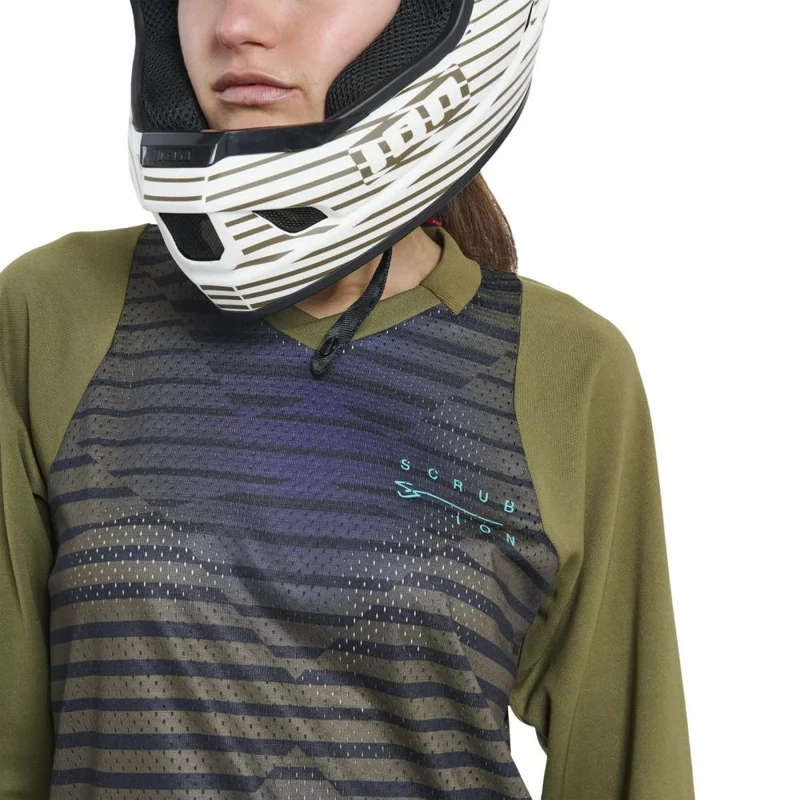 Jersey Bekleidung ION MTB Jersey Long Sleeve Scrub Women 42/XL 47233-5024 - MTB Jersey Langarm Scrub Damen