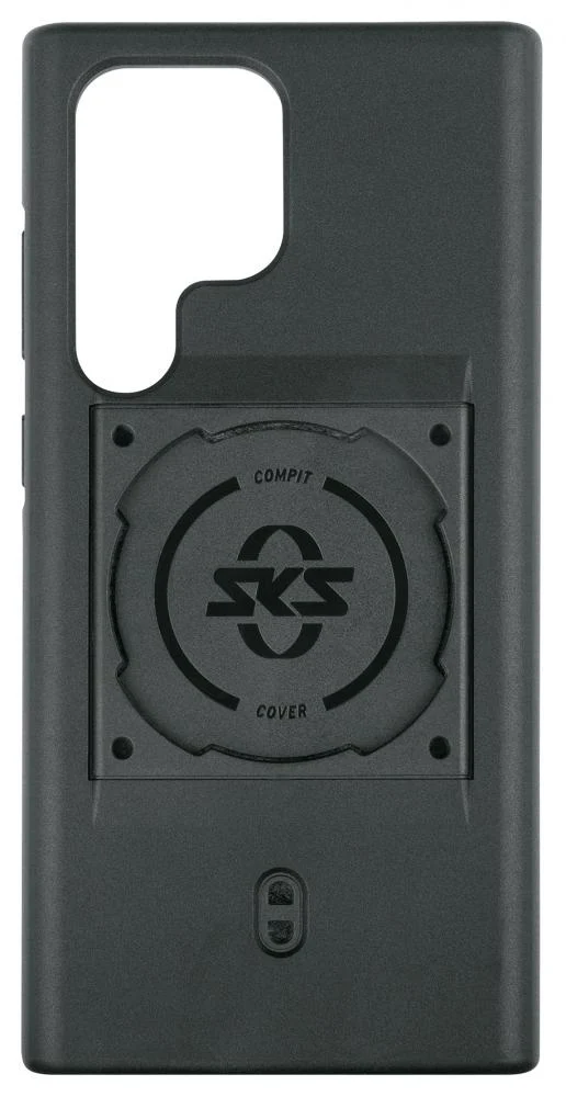 SKS COMPIT Cover für Samsung Galaxy S24 Ultra: Stoßdämpfende Smartphone-Hülle, kompatibel mit Wireless Charging, zur sicheren Befestigung an COMPIT-Halterungen