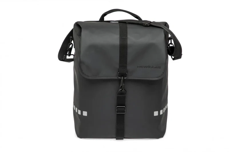 New Looxs Radtasche Odense Single Black Black - geräumige Fahrradtasche für Alltag & E-Bike