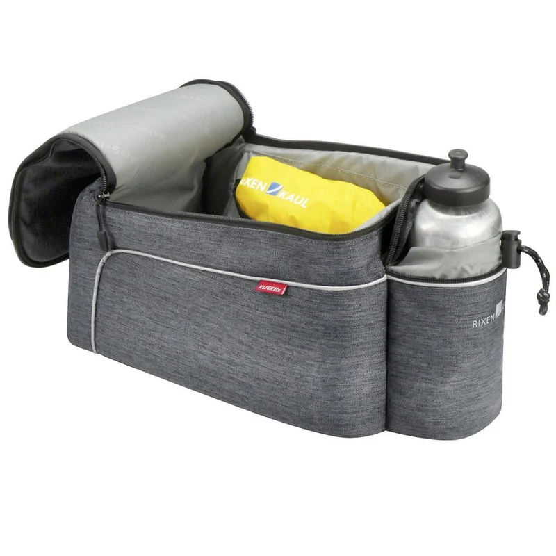 KLICKfix Gepäckträgertasche Rackpack Light grau Größe 37x19x18cm 8l