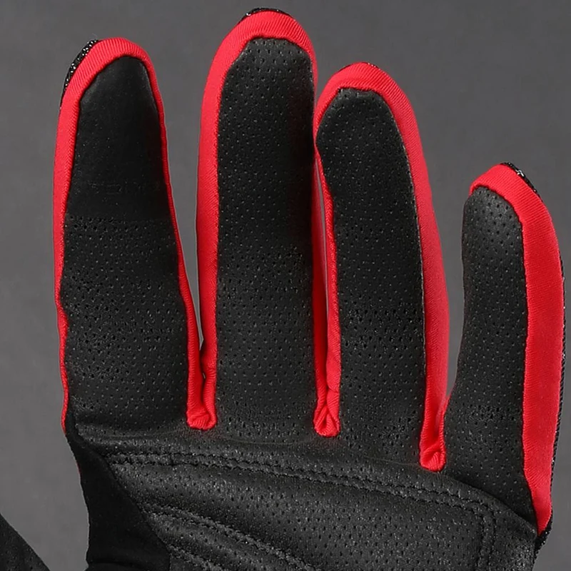CHIBA Infinity - Radhandschuhe schwarz/rot, leicht & atmungsaktiv, Größe L