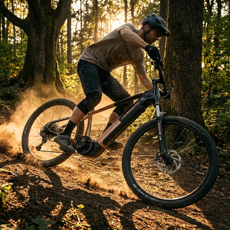 SR-Suntour Haibike ALLTRACK 6 29 E-MTB - Bosch Performance Line PX 100Nm Motor - E-Mountain Bike - 800Wh Akku Shimano CUES 10-fach SR Suntour 120mm 29 Zoll Rahmenhöhe 55 cm - E-Mountainbike