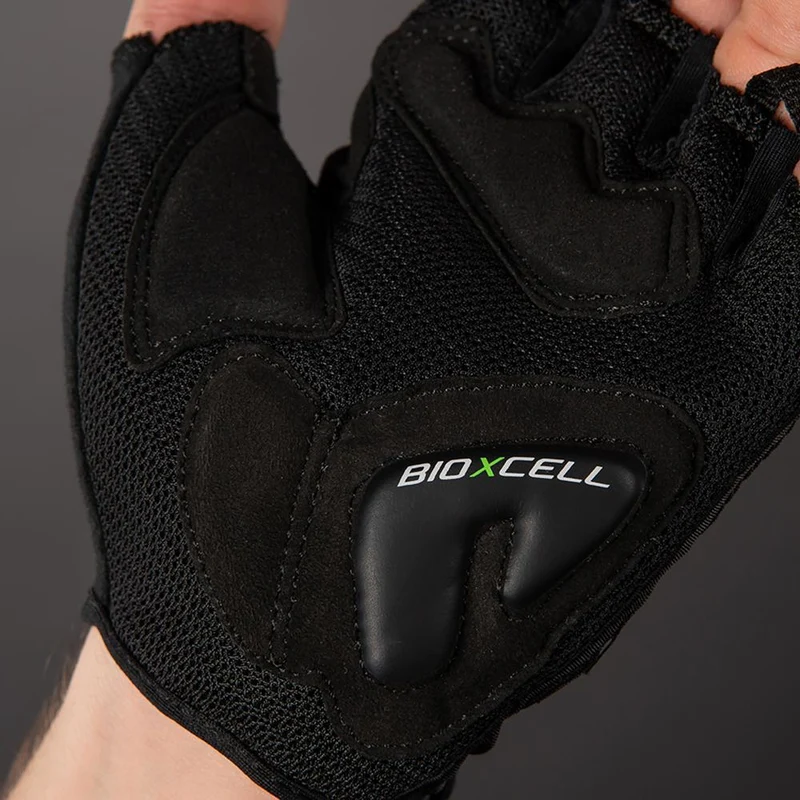 CHIBA BioXCell Air - Radhandschuhe kurz, schwarz, XL