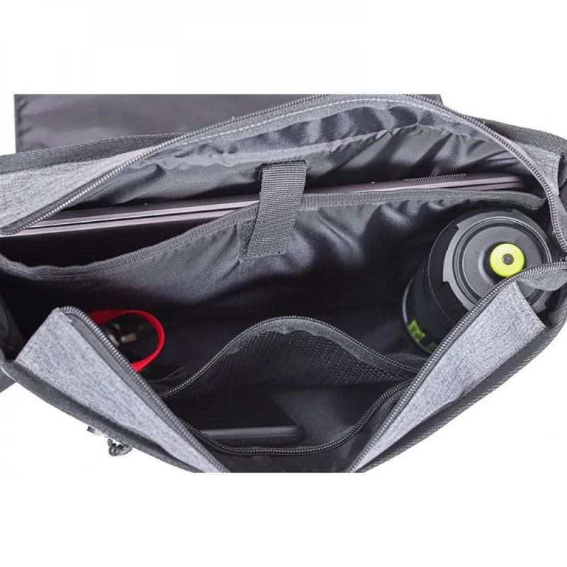Zefal Gepäckträgertasche Urban Messenger grau 35x30x13cm 11l