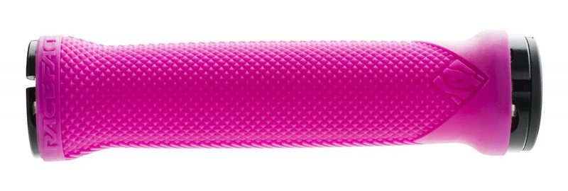 Race Face Love Handle Lock-On Griff, 28-33mm, pink - ergonomischer MTB-Lenkergriff