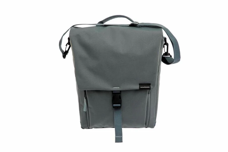 New Looxs Radtasche Tulum Single Grey Green 18 l Grey - praktische Gepäckträgertasche