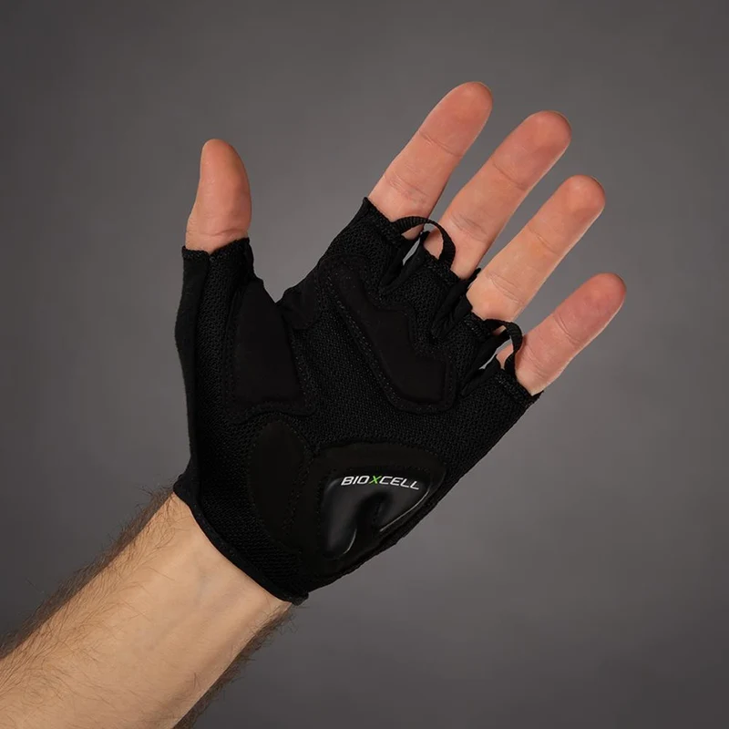 CHIBA BioXCell Air - Radhandschuhe kurz, schwarz, S, atmungsaktiv mit BioXCell Gelpolsterung