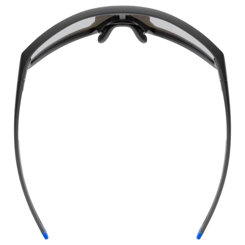 uvex Skyryse Black Matt - Mirror Blue Sportbrille, Einheitsgröße