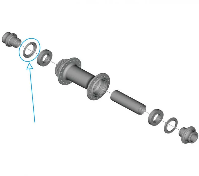 Shimano Y27X14000 Dichtungsring für Vorder- und Hinterradnaben