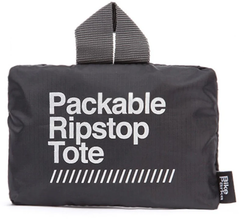 BikeParka Falttasche TOTE Black One Size Black - robuste faltbare Einkaufstasche