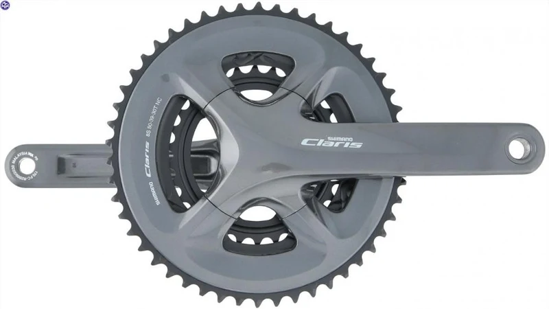 SHIMANO Kurbelgarnitur CLARIS FC-R2030 Kurbelgarnitur - 8-fach, 170 mm, 50-39, 30 Zähne