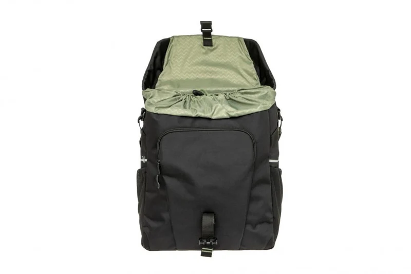 New Looxs Radtasche Vigo Single Black Green 18L Black - sportliche Einzeltasche für Alltag & Tour
