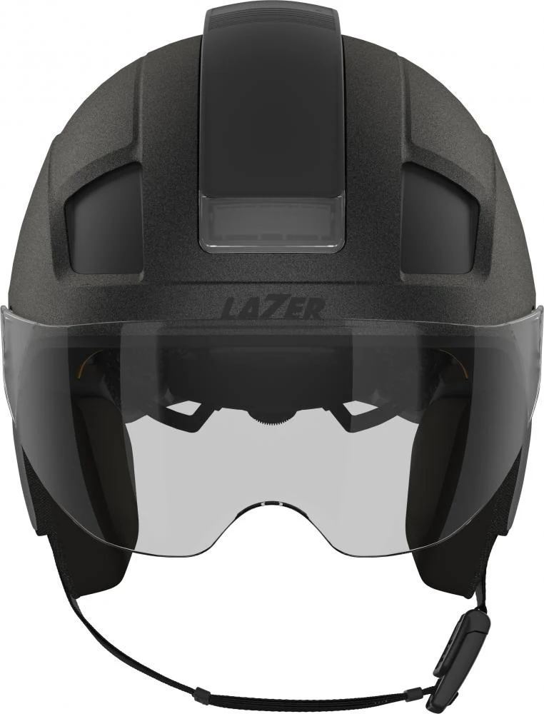 LAZER Helm Nova KinetiCore NTA M Matt Black - Urban/E-Bike Helm mit 360° LED