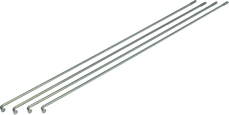 Exal SPEICHE 2MM,GLATT,SILB,276MM,100ST - 2 mm x 276 mm Speichenset für stabile Laufräder