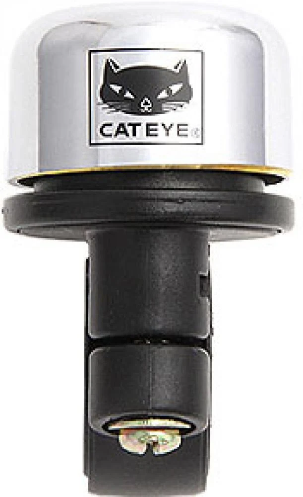 CATEYE Klingel Brass Bell OH-1200 Silber Größe One Size Silber - klare Signale am Fahrradlenker