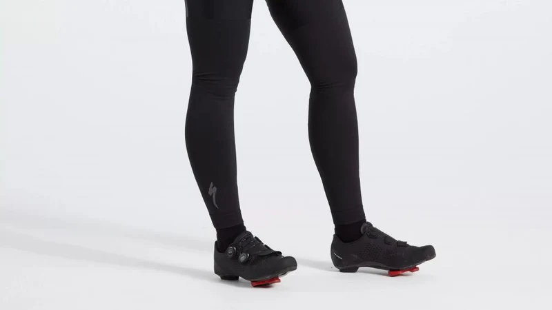 SEAMLESS LEG WARMER BLK XL/XXL - Nahtlose Beinwärmer Schwarz - Bekleidung