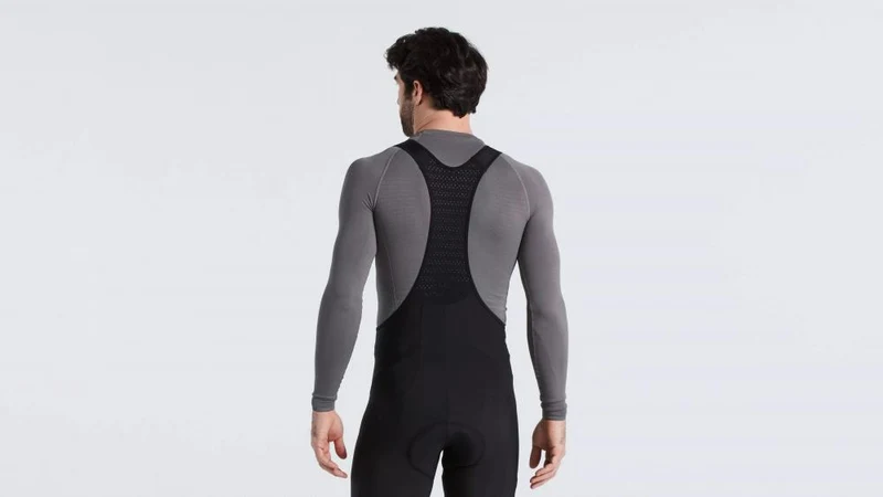 SEAMLESS BASELAYER LS MEN GRY L/XL - Nahtlose Funktionsunterwäsche Langarm Herren Grau - Bekleidung