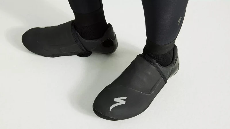NEOPRENE TOE COVER BLK 44-48> - Booties and shoe covers