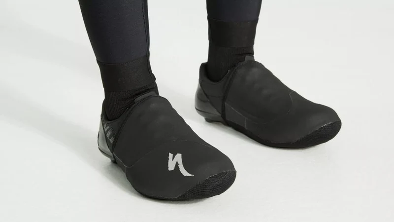 NEOPRENE TOE COVER BLK 44-48> - Booties and shoe covers
