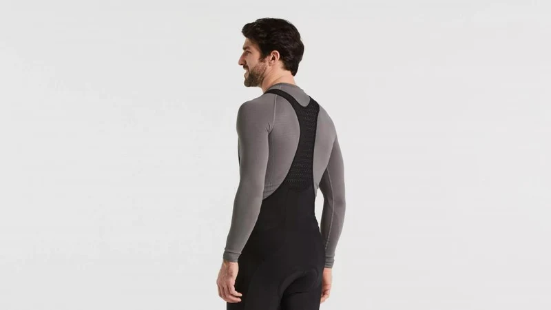 SEAMLESS BASELAYER LS MEN GRY S/M - Nahtlose Funktionsunterwäsche Herren Langarm Grau - Bekleidung