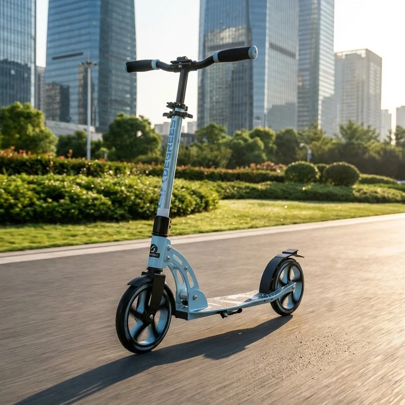 Scooter Six Degrees Aluminium SG pastell-blau, 205mm