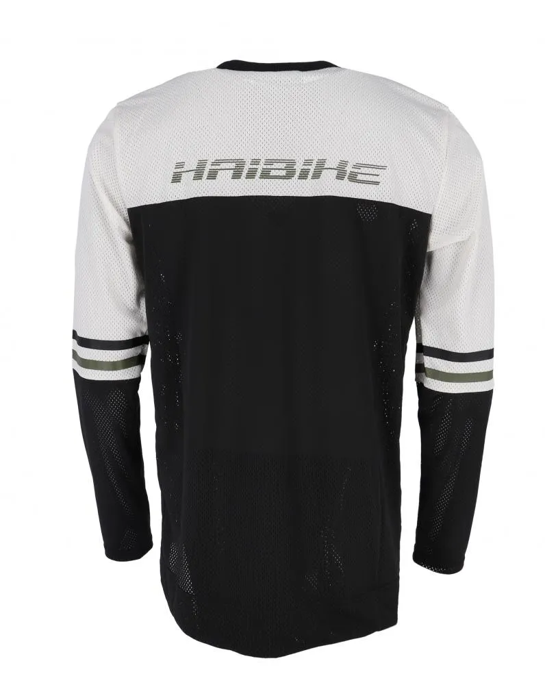 Haibike Hochries Freeride Langarmshirt - Größe M, schwarz/multi
