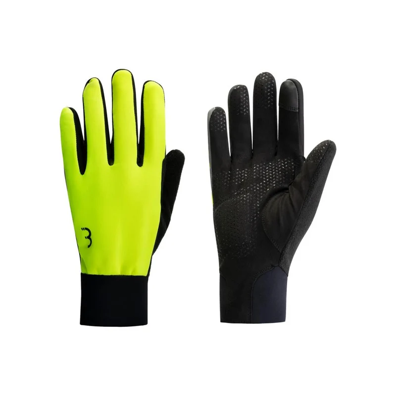 BBB Cycling BBB winterhandschuhe ControlZone XL neon - leichter Softshell-Handschuh für milde Wintertouren
