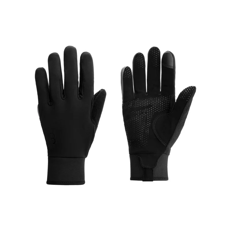 BBB Cycling BBB winterhandschuhe ControlZone S schwarz S - leichter Softshell-Handschuh für milde Wintertage
