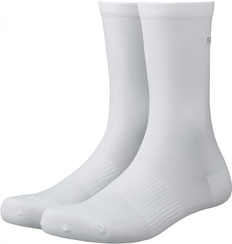 SHIMANO PERFORMANCE SOCKS WHITE Gr. 39-42 WHITE - atmungsaktive Radsocken