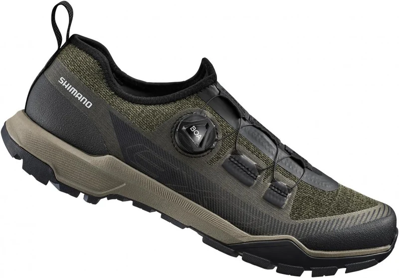 SHIMANO Fahrradschuhe EX700 Herren/Damen Touring SPD, Größe 47, Grün