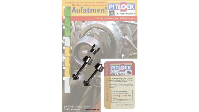 Pitlock Set 13 Lampensicherung