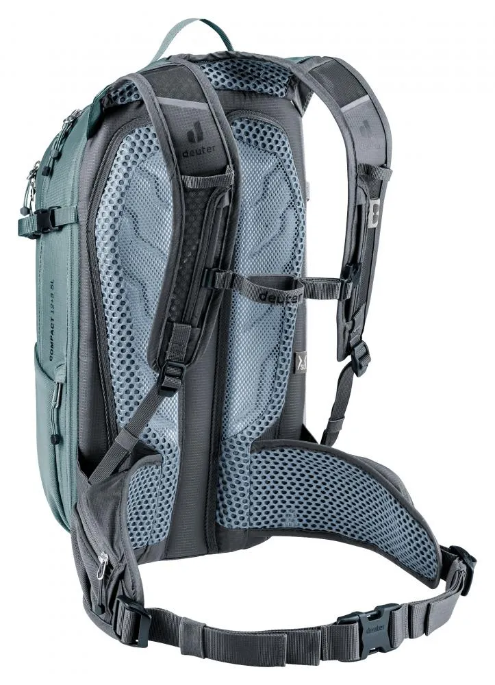 Deuter Compact 12+3 SL Fahrradrucksack 12-15 Liter - Damen MTB Rucksack mit Airstripes-Rückensystem