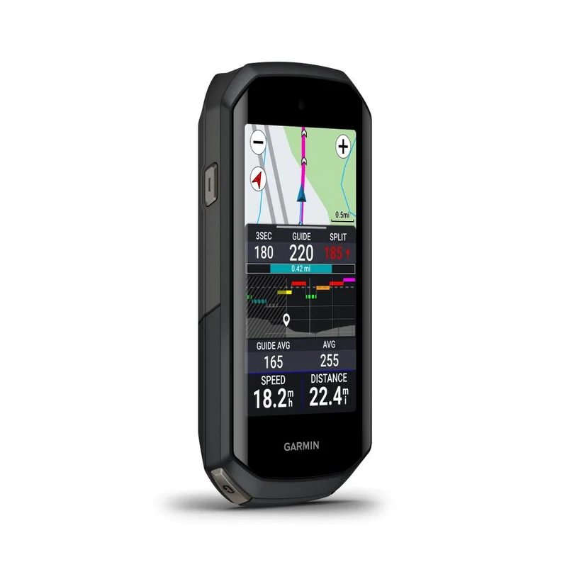 Garmin Edge 1050 GPS-Fahrradcomputer: 3,5" LCD, 480x800 Pixel, bis zu 20h Akkulaufzeit, GroupRide, Garmin Pay, vorinstallierte Fahrradkarten
