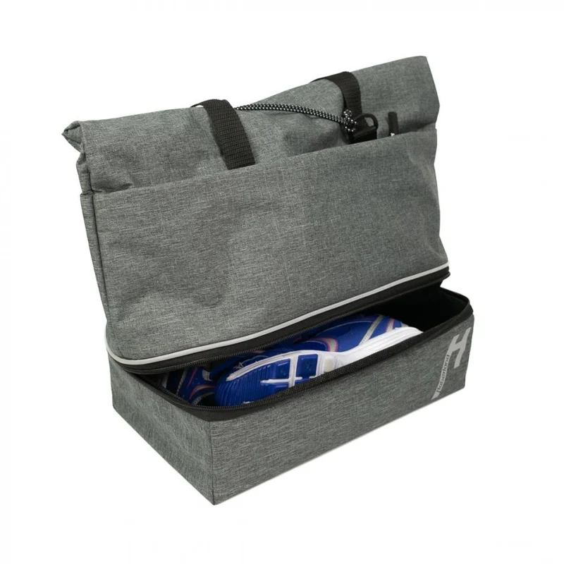 Haberland Gepäckträgeraufsatztasche Lena grau - praktische Racktime 2.0 Transportlösung