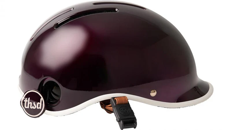 Thousand Heritage 2.0 City-Fahrradhelm M (57-59 cm) Chic-a-Cherry-Cola - magnetischer Fidlock-Verschluss, Pop-Lock, verbesserte Belüftung