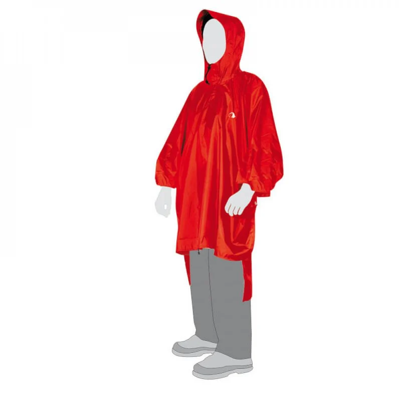 Tatonka Poncho 1 (XS-S) - Regenponcho Unisex mit verstellbarer Kapuze