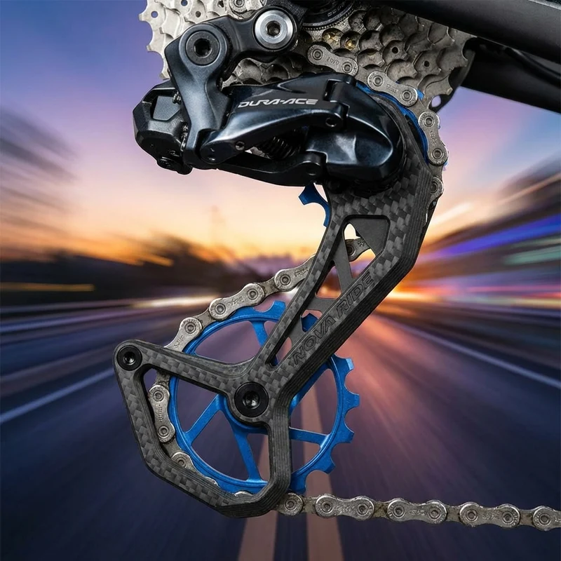 Nova Ride CCD EVO 12s Schaltwerkskäfig Blau - Shimano Ultegra/Dura-Ace 12-fach