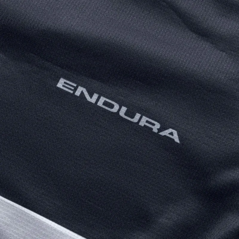 Endura SingleTrack Core Printed MTB Langarmshirt schwarz Größe L