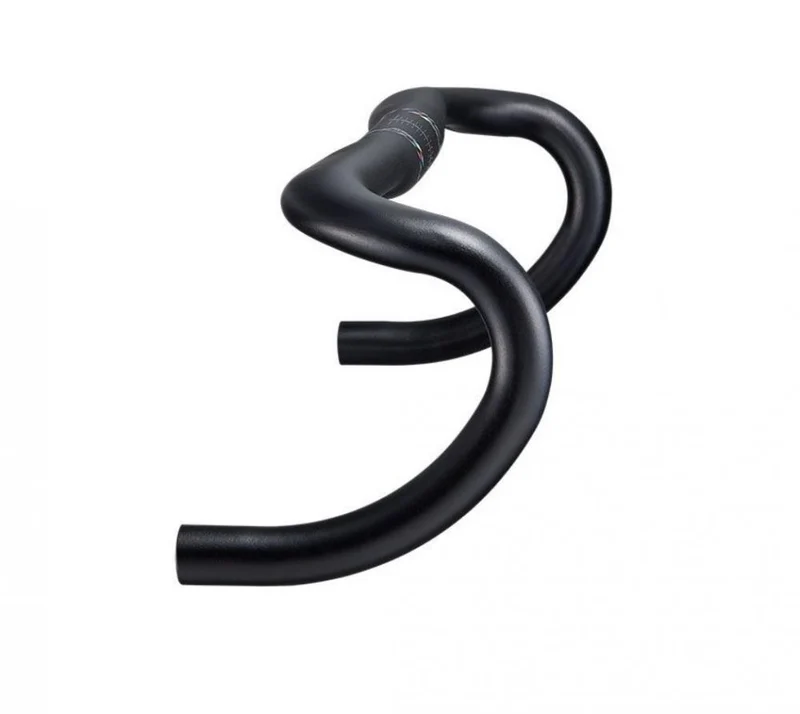 Ritchey WCS Streem Drop Lenker 31,8 mm, 46 cm Breite, 128 mm Drop, 73 mm Reach, 5° Backsweep, 2° Flare, interne Zugverlegung, kompatibel mit Shimano Di2 EW-RS910, blatte